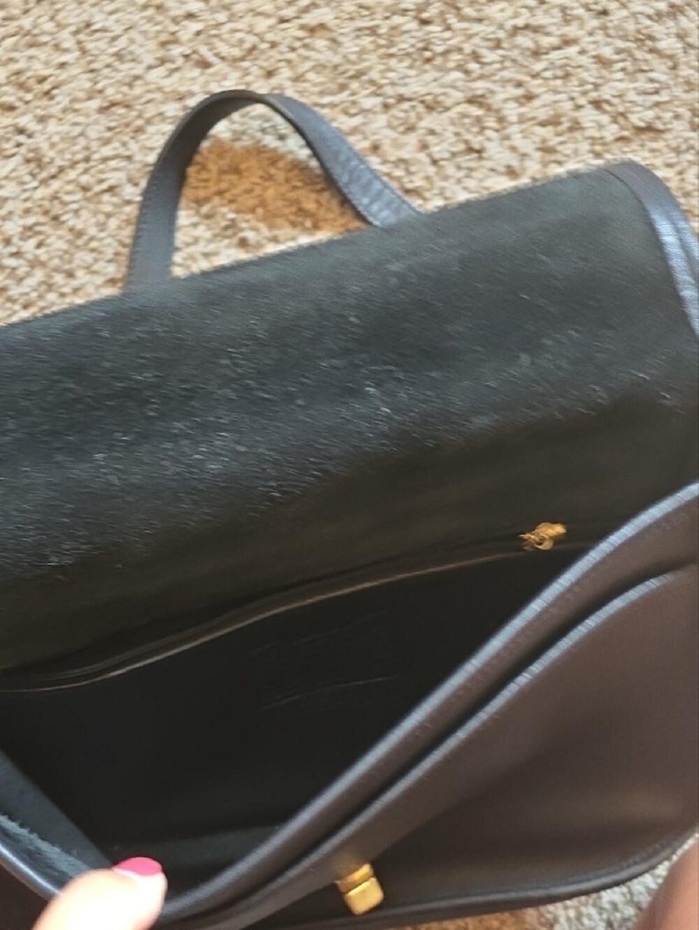 2007 Coach City Bag Crossbody Bag with Gold Turn-Lock  Fixer-Upper - Picture 5 of 9